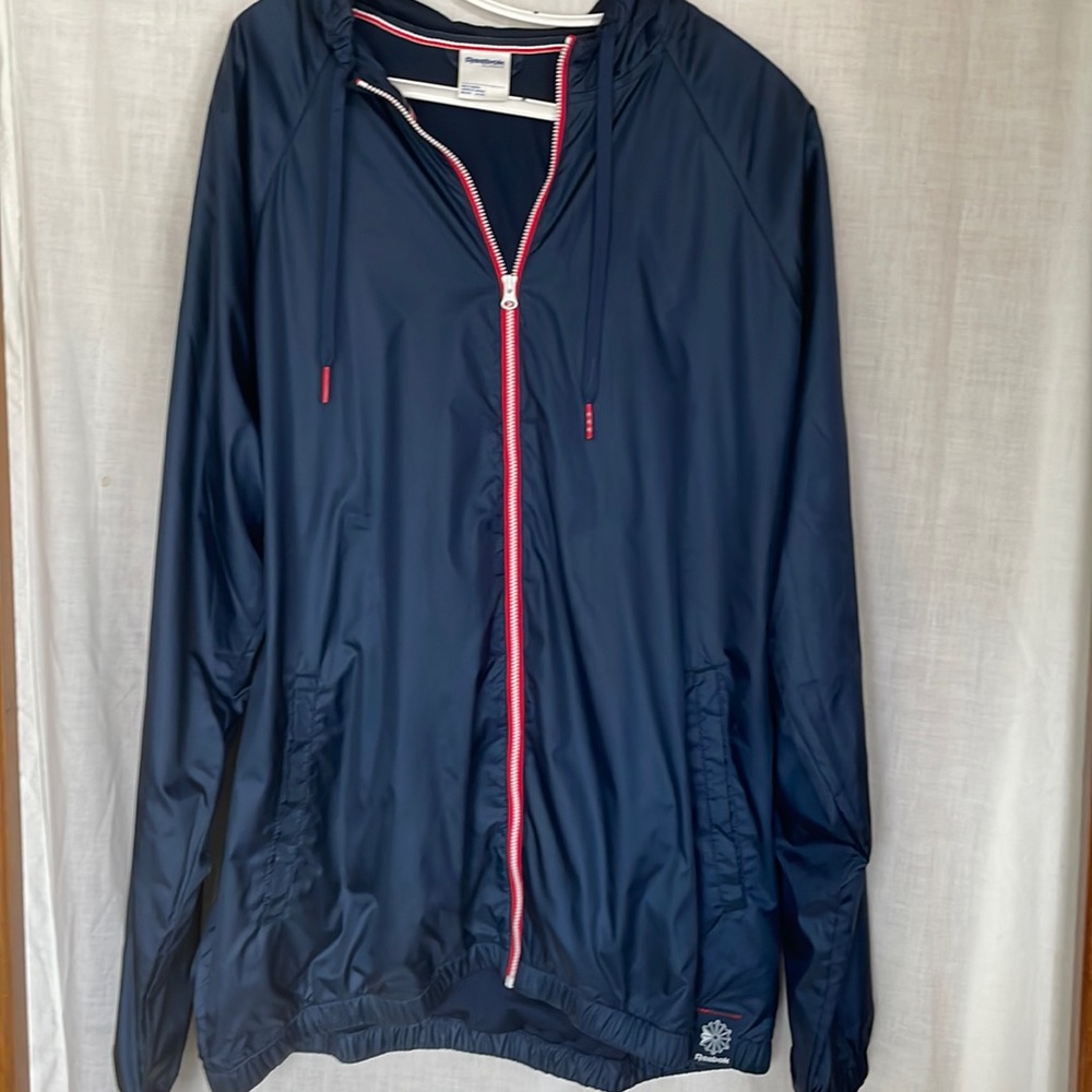 Reebok Classics Navy Blue Windbreaker Jacket